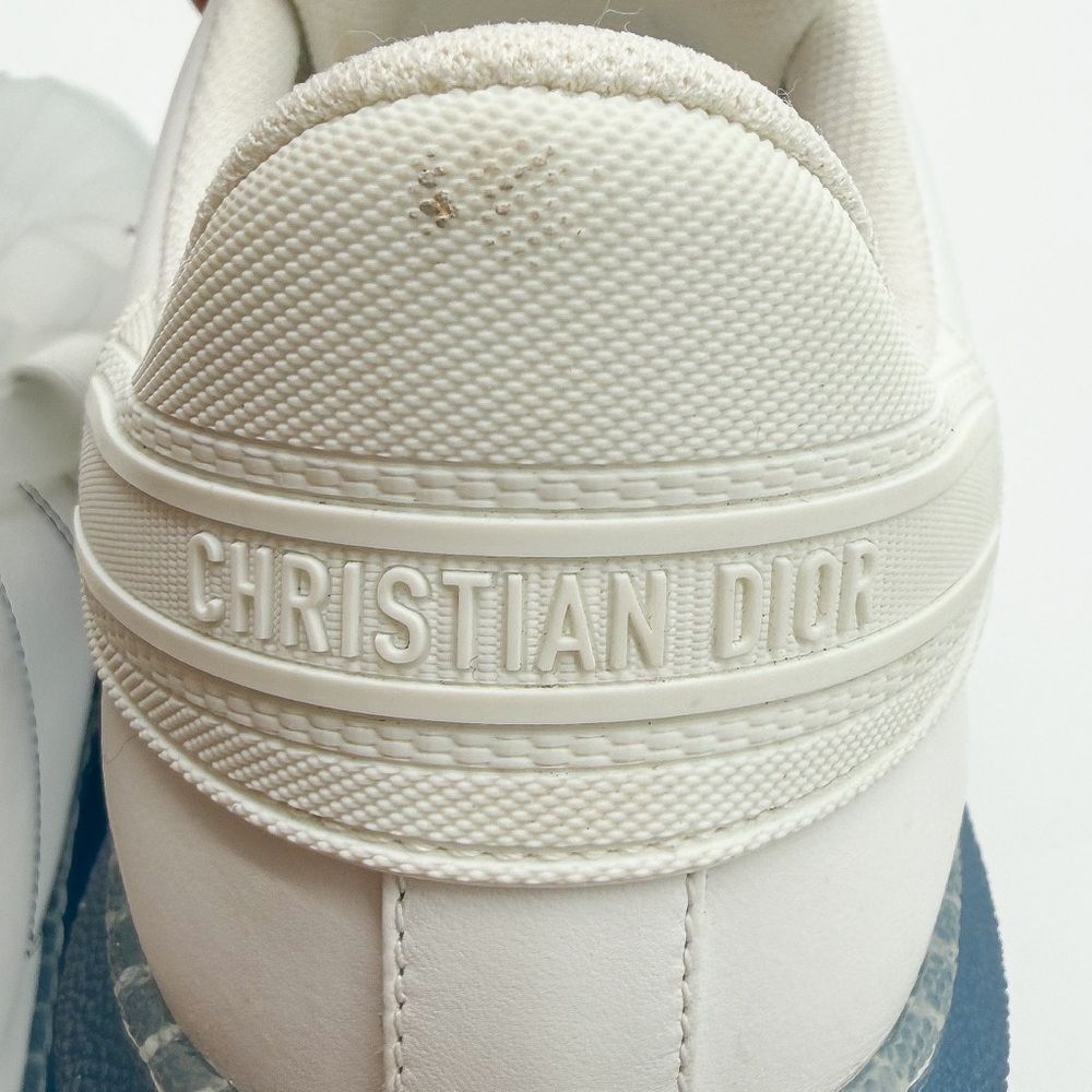 Christian Dior Dior-ID Clear Rubber Platform Sneakers White & Deep Blue EU 40.5 - Picture 10 of 14